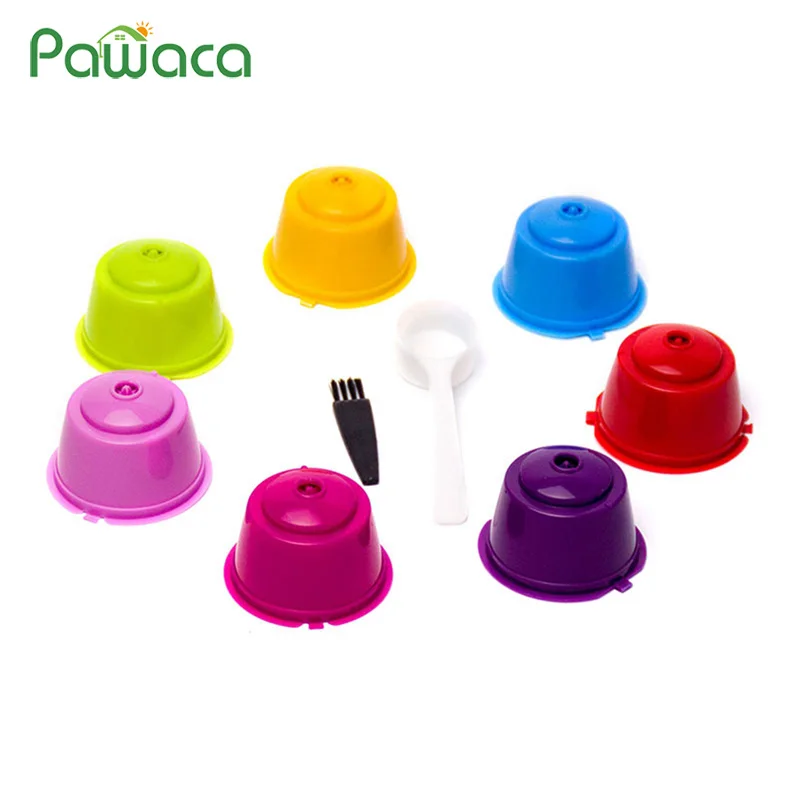 

Reusable Coffee Filter Capsule Refillable Capsule Cups for Dolce Gusto General, Circolo/ Genio/ Melody Coffeeware Drink Home