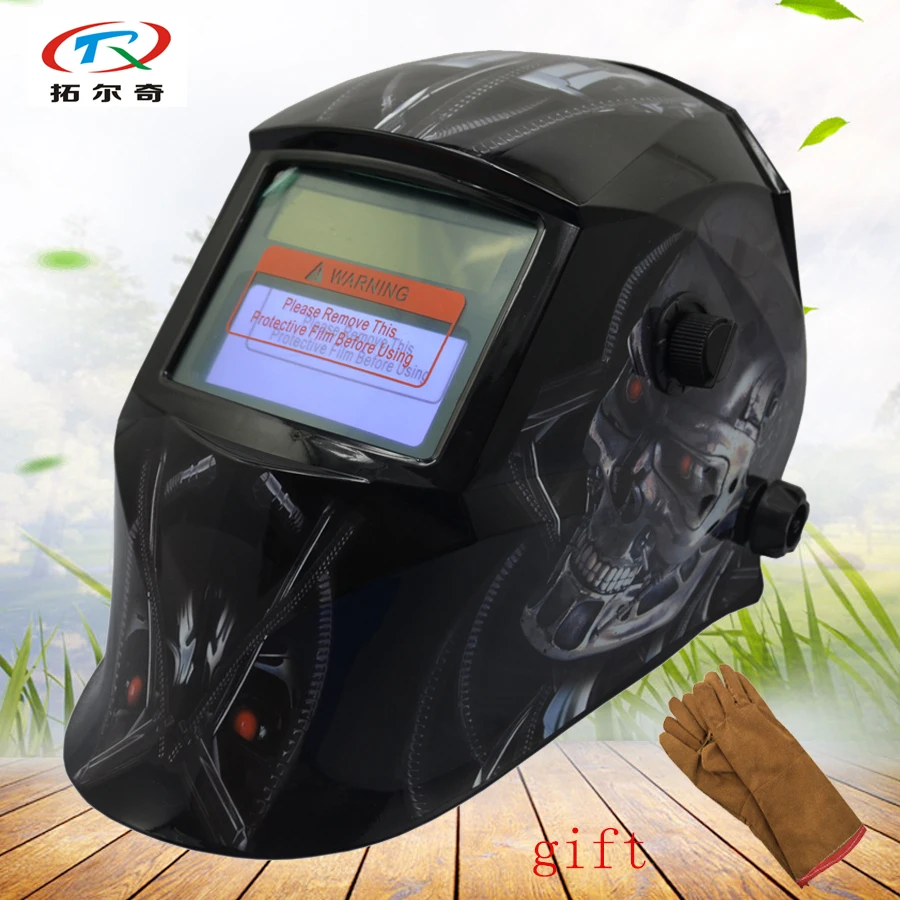 auto darkening welding helmet Solar and battery Welding Mask Tig Mig