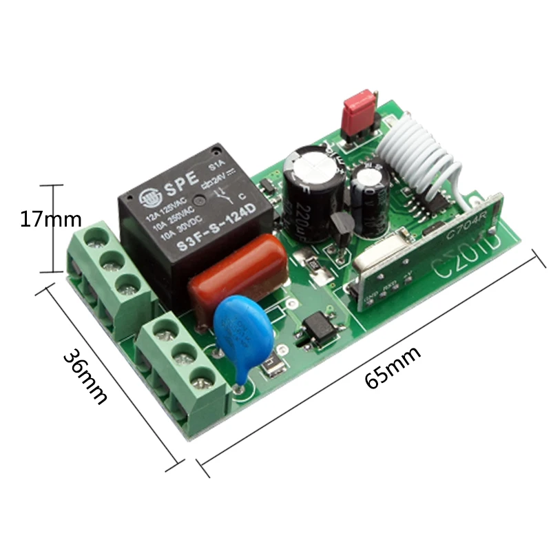 Vhome беспроводной пульт дистанционного управления RF 433MHZ настенный передатчик AC 220V