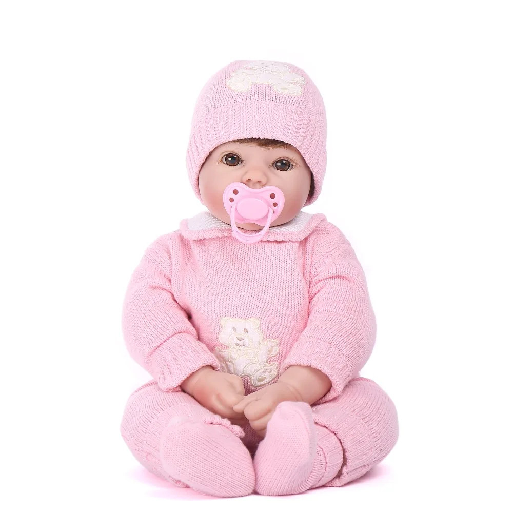 Кукла реборн NPKDOLL Реалистичная кукла розового цвета плюшевая игрушка принцесса 22