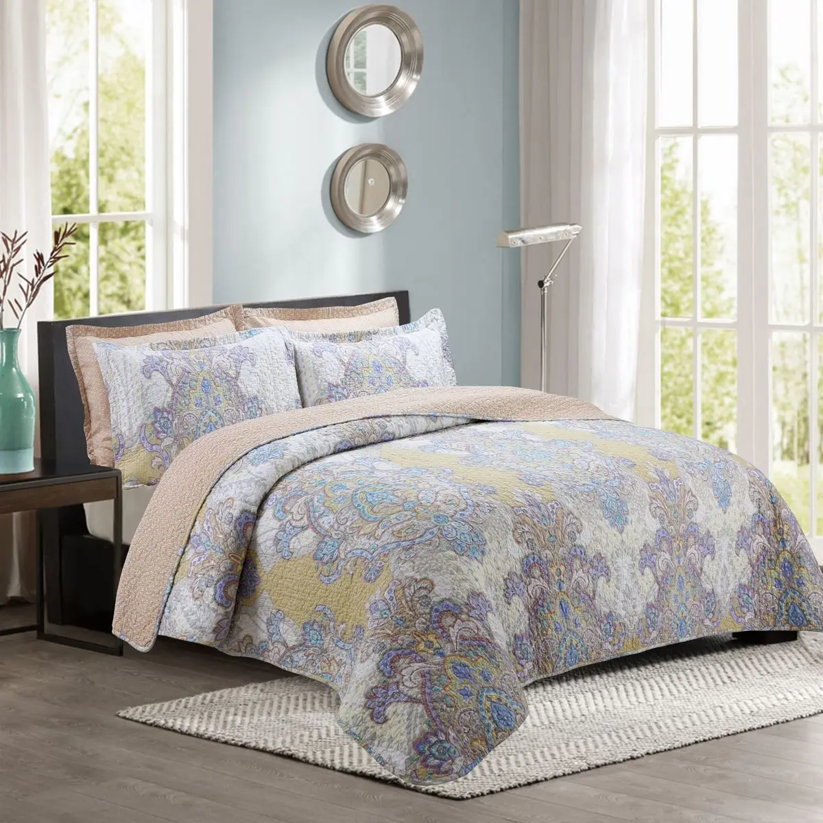 Buy DeMissir America Print Quilting Summer Thin 3Pcs