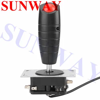 

Anti-friction 4/8 Way Flight Joystick with Trigger&Top Fire Button Game arcade Joytick Controller Panel Gamepad Flight Joystick