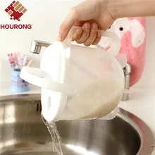 Дизайн белая пластиковая фасоль рис чистящее сито с ручкой многофункциональное средство для мытья риса дуршлаг для кухонных инструментов