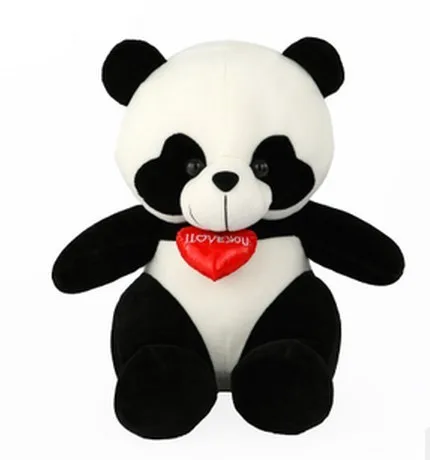 

Free shipping panda plush toy soft stuffed toy wholesale and retails love panda gift toy