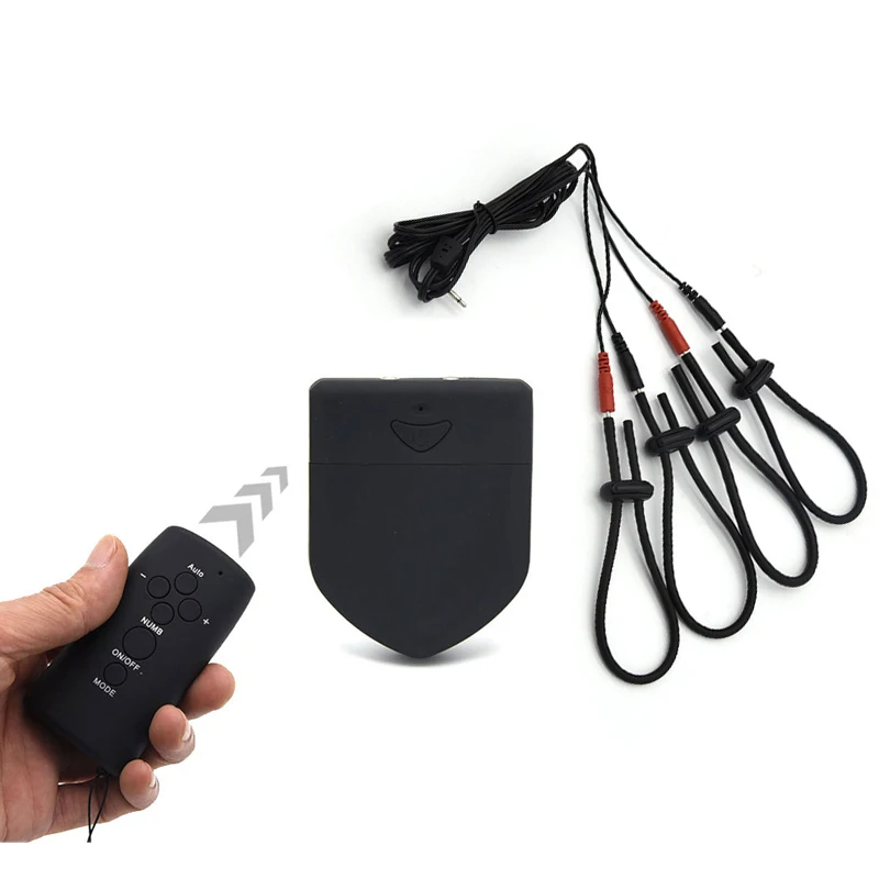 Wireless Remote Control Electric Shock Physiotherapy Rings Medical