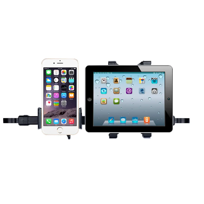

Newest 2 In 1 Car Phone Holder For IPad Tablet Phone Holder Universal Rack 360 Degree Back Seat Headrest Mount Stand Bracket