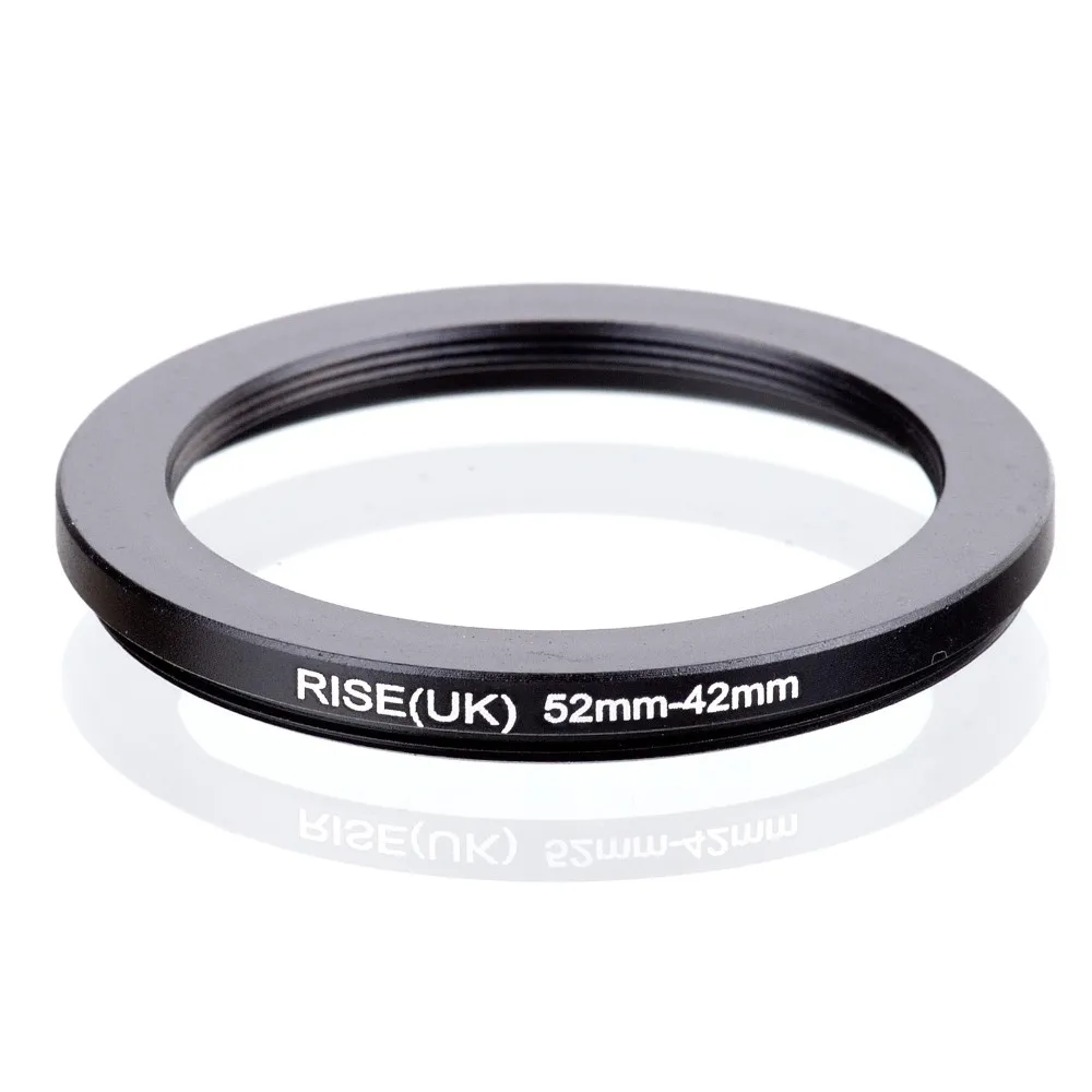 RISE(UK) 52 мм-42 мм 52-42 мм от 52 до 42 понижающее кольцо-фильтр адаптер Черный