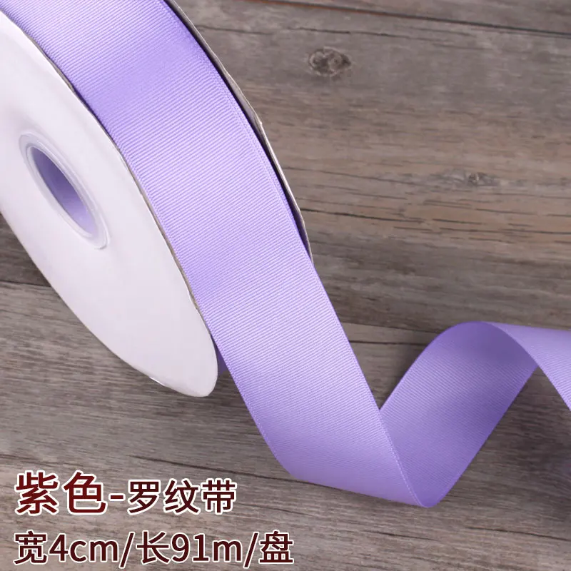 2Meters/Lot 40mm Grosgrain Ribbons DIY Headband Hair Clips Material Handmade Crafts Supplies Wedding Party Gift Wrapping Ribbons