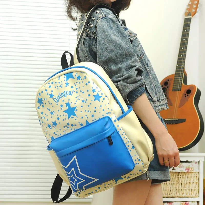 Fashion travel casual computer backpack women's handbag fashion preppy style leather school bag | Багаж и сумки