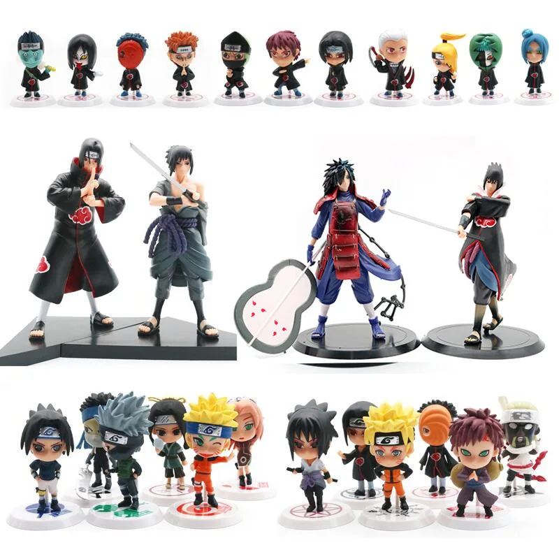 Naruto Series Hand-made Model Stoat Sasuke Kakashi Car Doll with An Anime Peripheral Gift Toy | Игрушки и хобби