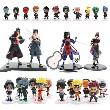 

Naruto Series Hand-made Model Stoat Sasuke Kakashi Car Doll with An Anime Peripheral Gift Toy