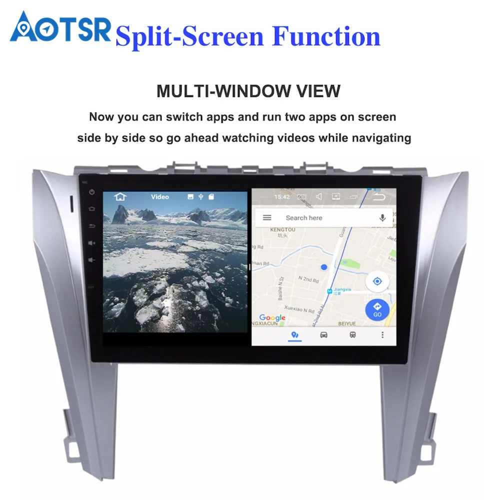 Cheap 10.2" IPS 2 din Android Car GPS Navi for Toyota Camry V55 2015 2016 Multimedia Autoradio Navigation head unit 4G 32G PX5 8-Core 2