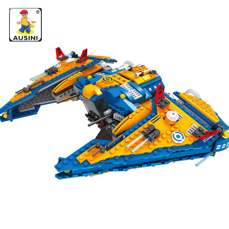 A Models Building toy Compatible with Lego A25861 818Pcs Outer Space Blocks Toys Hobbies For Boys Girls Model Building Kits