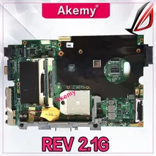 Akemy 15," дюймов для Asus K50AB K50AF K50AD материнская плата для ноутбука DDR2 K40AB REV: 2,1G рабочая