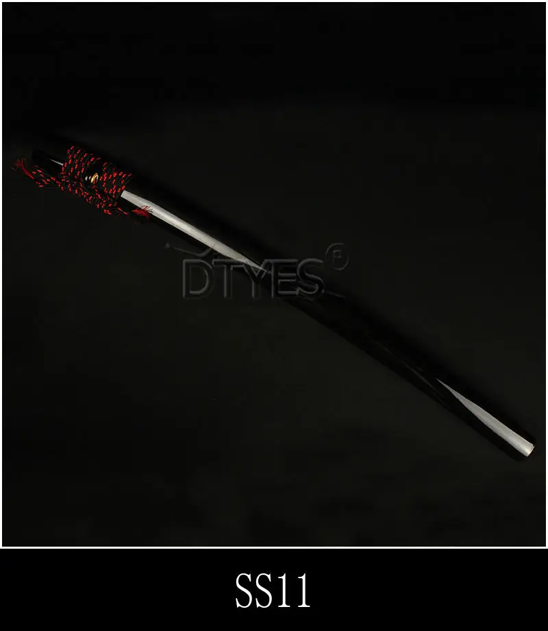 Японский самурайский меч Сая твердая древесина Катана оболочка нежные ножны с толстым сагео и сплава Shitodome для 71 см лезвие катаны - Цвет: SS11