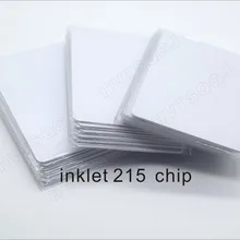 200 шт. Тип 2 504 байт 215 чип NFC струйный Печатный ПВХ карты