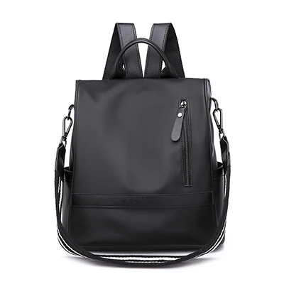 Amygg бренд Противоугонный рюкзак Оксфорд женский дизайнерский школьный рюкзак для девочек-подростков водонепроницаемый рюкзак для путешествий женский рюкзак - Цвет: Black