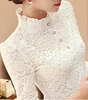 New 2016 Autumn Women Long Sleeve Fashion Lace Floral Patchwork Chiffon Blouse Shirts Casual Slim Tops Blusas ► Photo 1/2