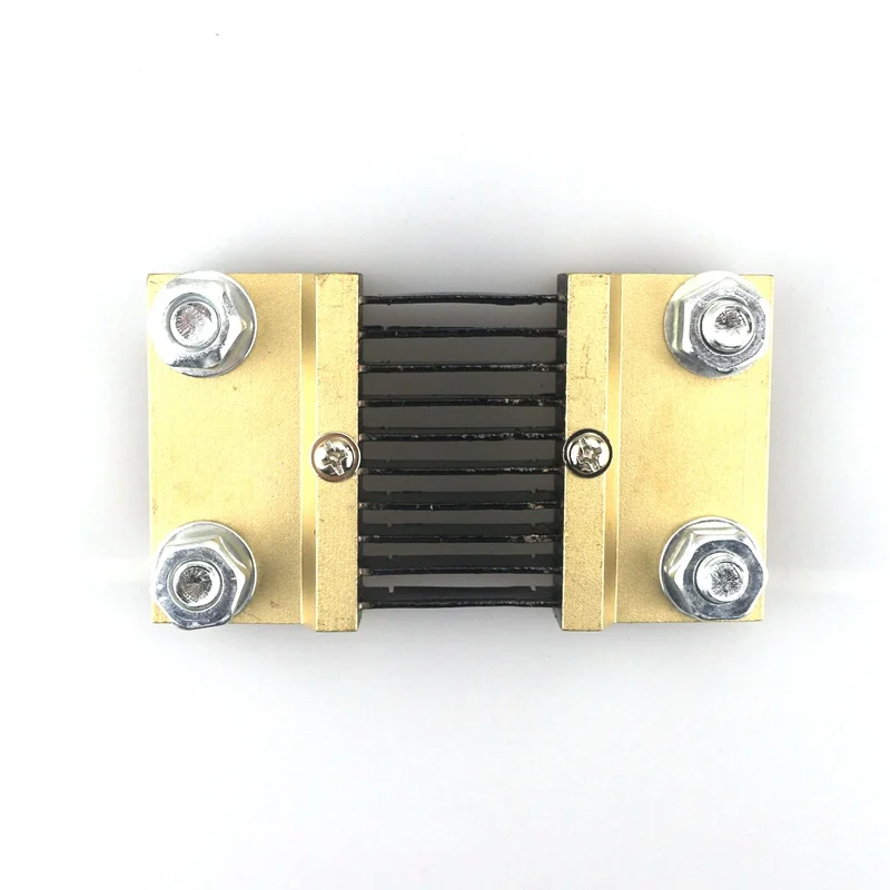 1000A 1kA 0.5% 75mV 75SHCM Copper Ammeter Shunt Resistor DC Current New! 
