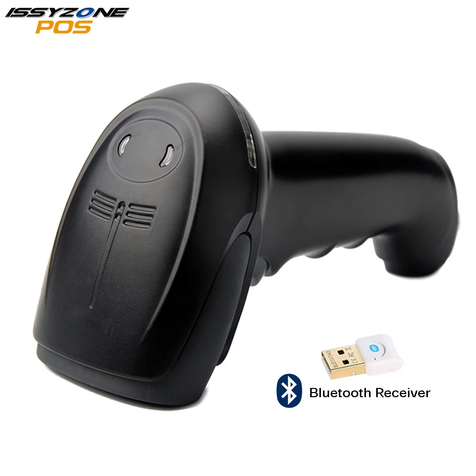 

ISSYZONEPOS 1D Laser Bluetooth Wireless Barcode Scanner Laser High Sensitive Barcode Portable Scanner Reader Recharge IPBS002