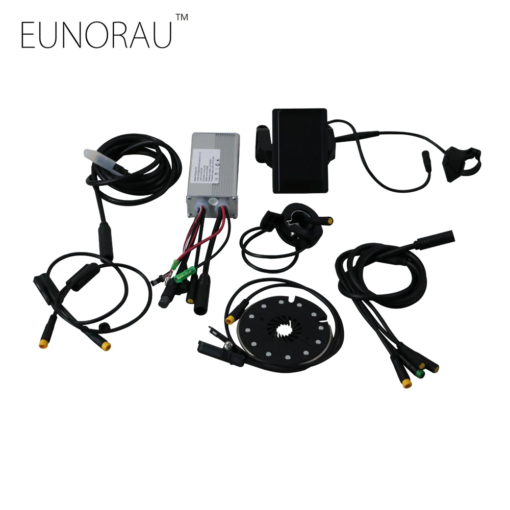 EUNORAU EBIKE DIY 36V500W shengyi DGW25C кассета для заднего электрического велосипеда набор для преобразования жира 20''2" Мотор колеса 175 мм открытый размер