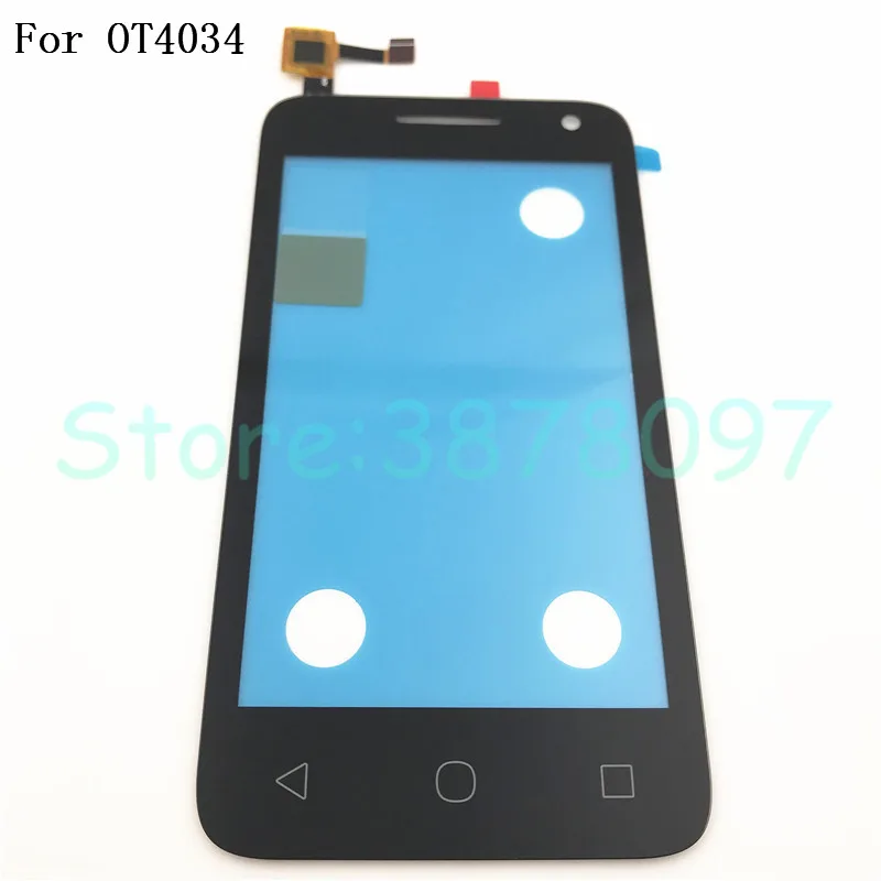 

100% Original 4.0 inches Touch Screen For Alcatel Pixi 4 OT 4034 4034D 4034X OT4034 OT4034D 4034 Touch Digitzer Front Glass Sens