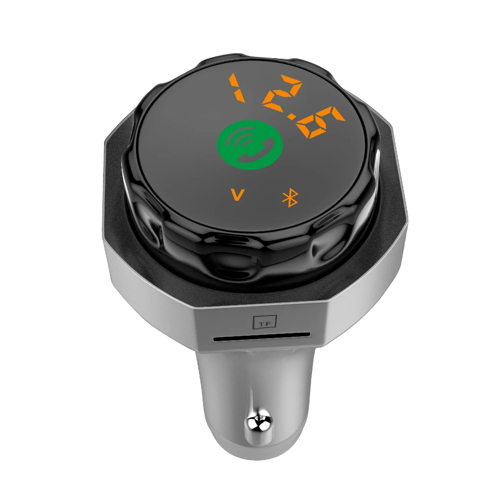 Беспроводной автомобильный комплект fm передатчик Bluetooth V4.2 светодиодный MP3 плеер