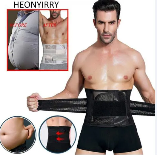 

2017 Waist Belt for Men Male Abdomen Belt Fat Burning Girdle Belly Body Sculpting Shaper corset Cummerbund Tummy Slimming Belt