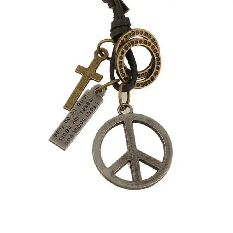 collier homme cuir long collier homme cuir long