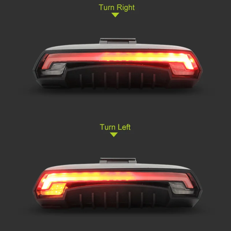 Беспроводной велосипед Свет Тормозная версия вспышка велосипед поворотный свет безопасности задний поворот Аксессуары для велосипеда