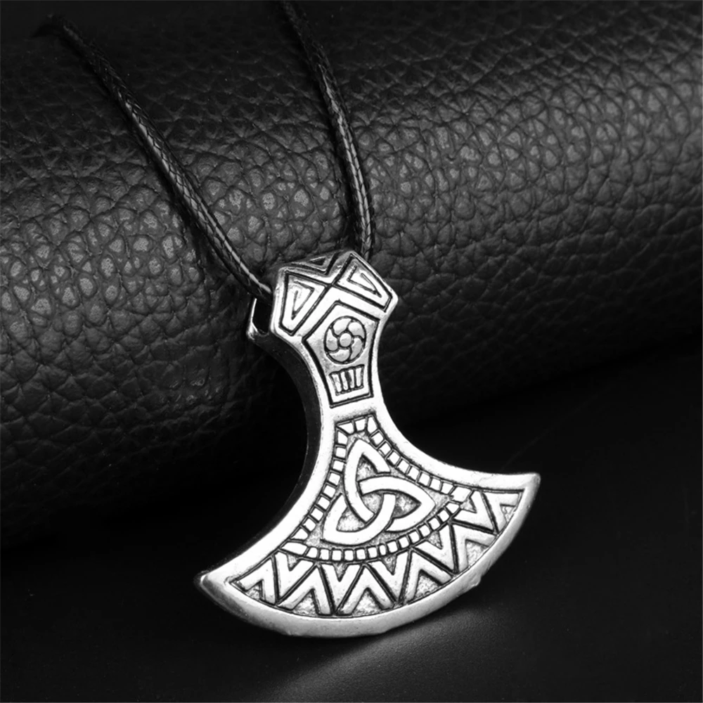 Подвеска в виде знака амулета стиле викингов Ax Valknut Odin|Цепочки| |