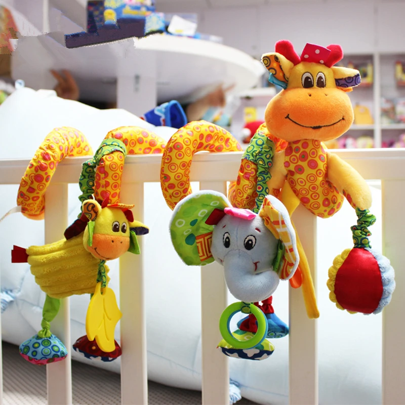 New Arrival Baby Toys Cute Musical Giraffe Multifunctional Crib Hanging