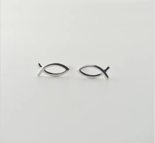 Jisensp новые модные милые серьги в виде рыб для Для женщин подарки ко дню Святого Валентина, brincos, можно носить с животный принт массивный сережки oorbellen