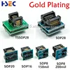 31 Uds adaptadores Original V3 TSOP48 SSOP28 TSSOP28 SOP28 SOP16 SOP8 Adaptador + SOP8 pinza de prueba para CI para TL866ii TL866 programador ► Foto 3/6