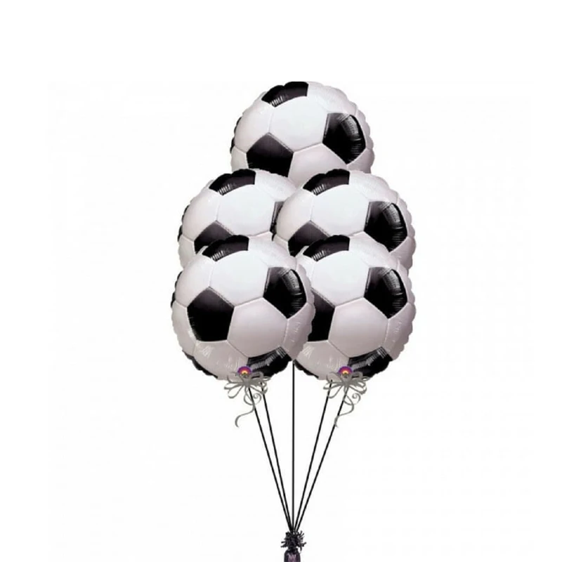 Футбольные праздничные гелиевые шары из джерси в стиле «Барселона», украшения для мальчиков на день рождения, латексные футбольные принадлежности, детские игрушки, воздушные шары