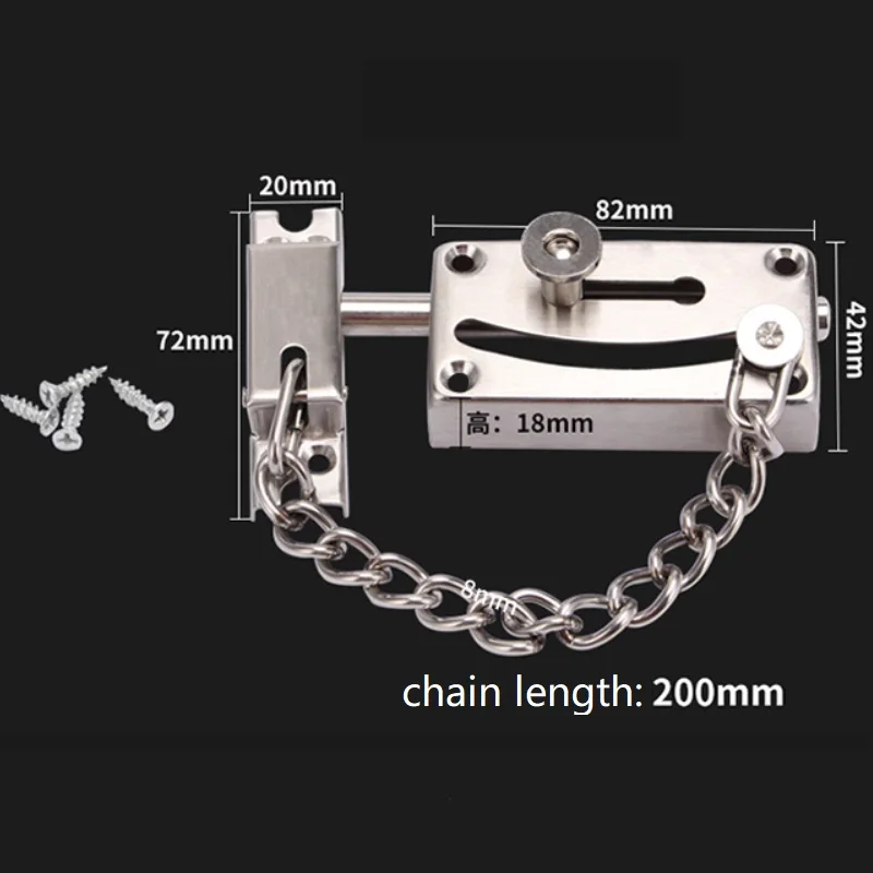 Оборудования отеля двери офиса цепочка безопасности цепи безопасности сеть пятно Сталь двери Защёлки