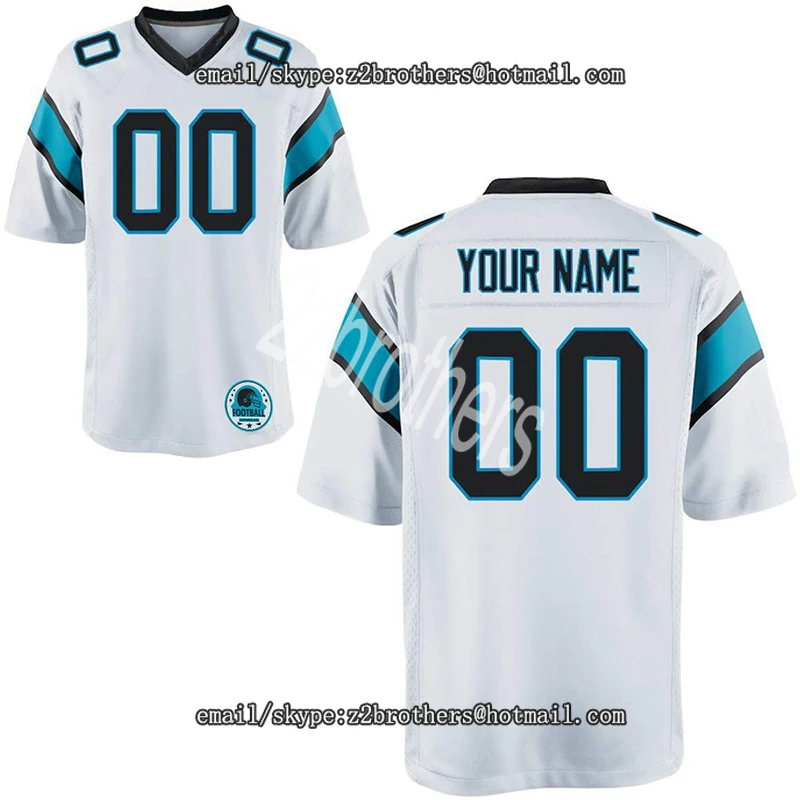 

Custom Football Jersey Personalized Your Own Names Numbers Any College Logo Carolina Embroidered Team Jersey for Men Women Kids
