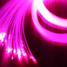 200 шт 0,75 мм(диаметр) 5 м(L) PMMA пластмассовое Оптическое волокно Кабельный комплект конец свечение f/RGB Led свет Двигателя драйвер звезда Подвесная лампа на потолок