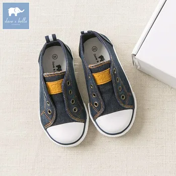 

DB9064 Dave Bella spring baby boy canvas shoes kids brand shoes