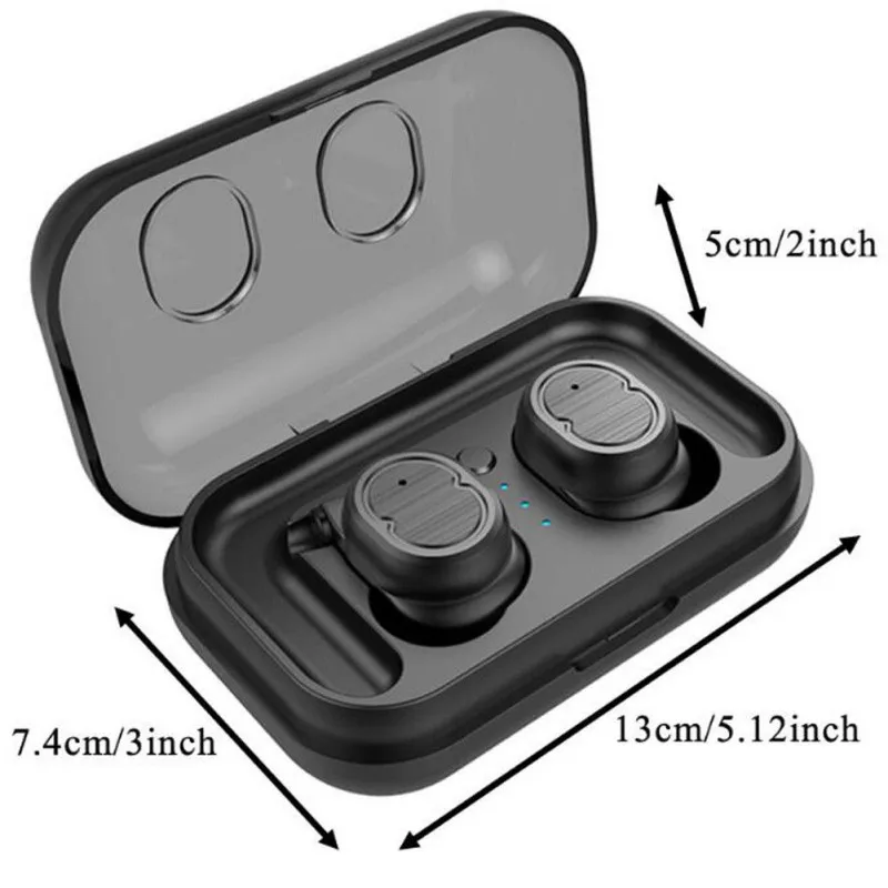 HIFI Super Bass Sound Wireless Headset Touch Control DSP Bluetooth 5.0 Earphone IPX5 Waterproof Quick Connect Smart Earbuds