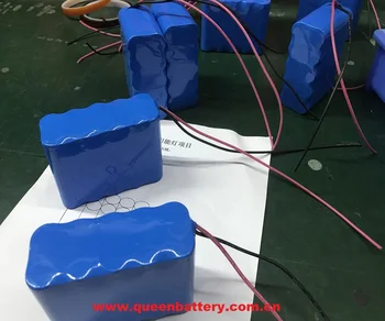 

1S10P 3.7V26AH QB 18650 battery pack QB18660 with pcb 3-6A for lamp