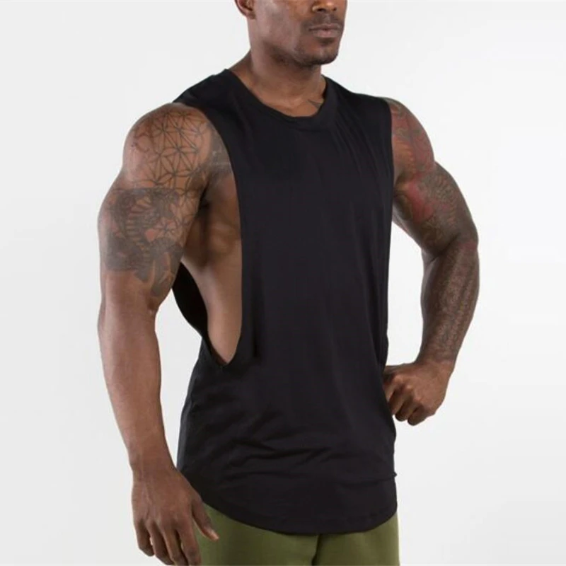 Muscleguys Brand Mens Tank Tops Bodybuilding Men Gyms Clothing Blank 