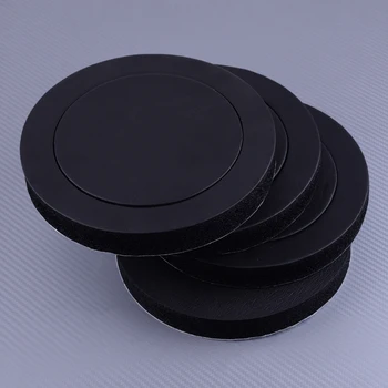 

Black 4PCS Car Door Speaker 6.5'' Insulation Ring Soundproof Cotton Bass Door Trim Sound Pad Accessories