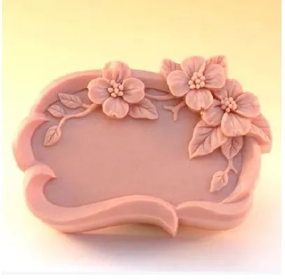 Handmade Silicone Soap Mold for Cake Baking DIY Flower Pattern 3D Clay Craft mould