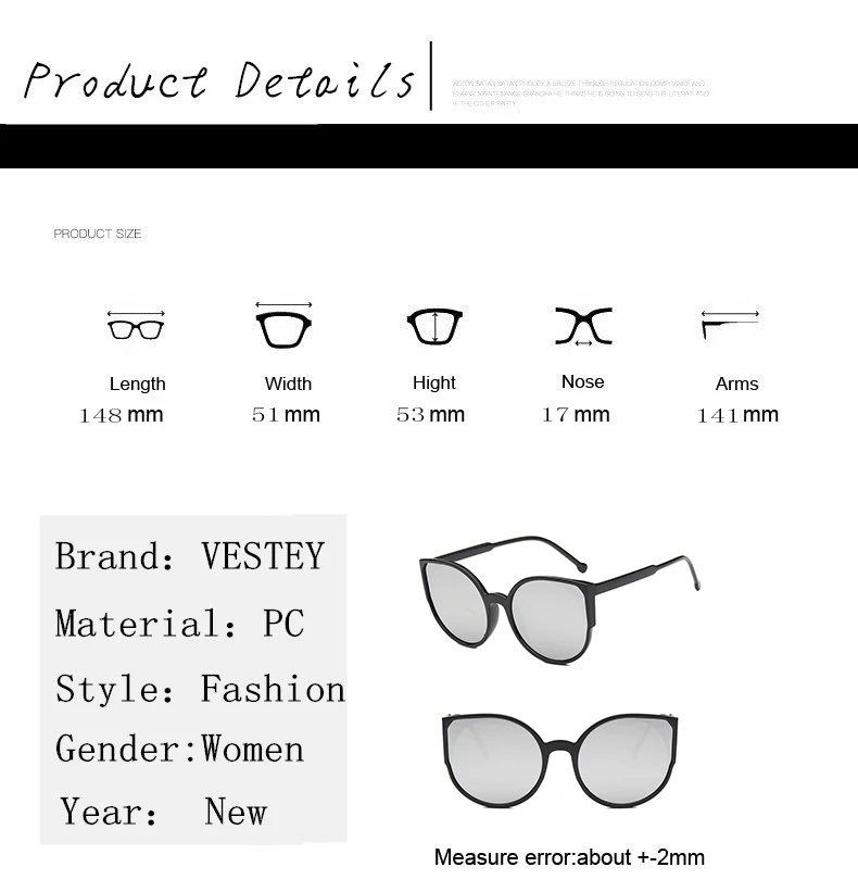 2017 Fashion Brand Sunglasses For Women Glasses Cat Eye Sun Glasses Male Mirror Sunglasses Men Glasses Female Vintage  Glasses (1)