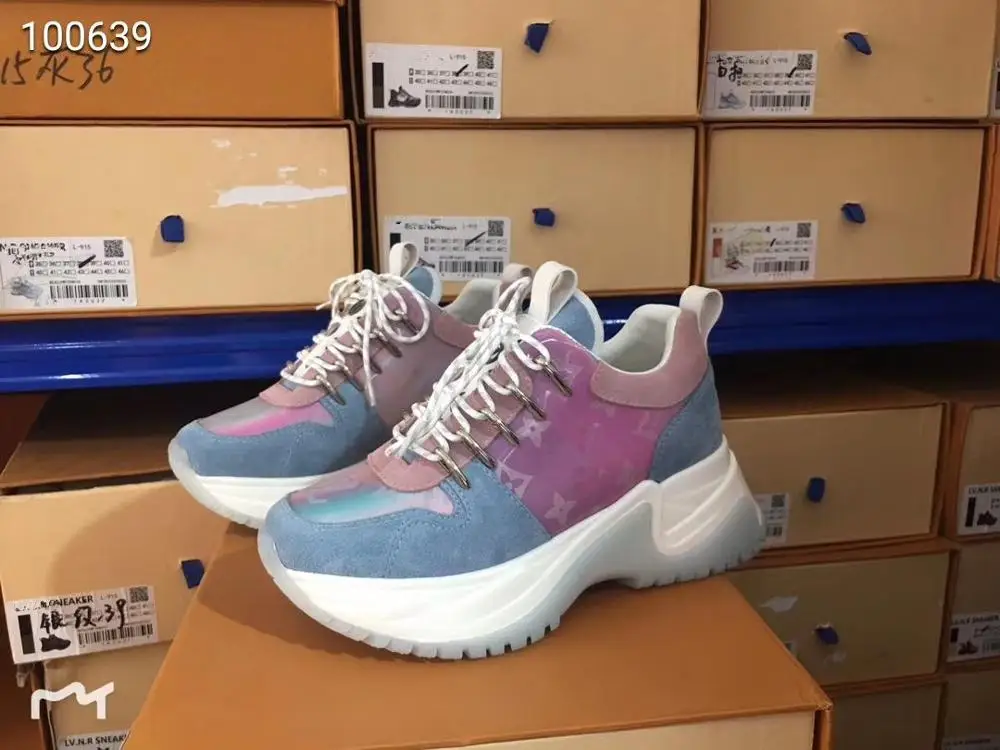 

Dazzle colour designer women Sneakers top brands cool sports shoes man newest popular Lace Up Unisex Shoes size:35-45