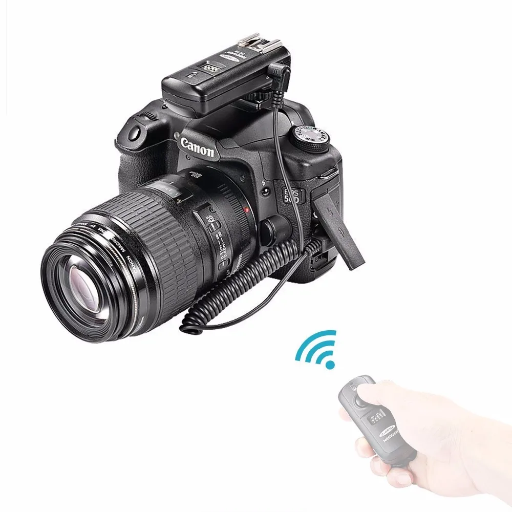 Neewer FC-16 Многоканальная система 2,4 ГГц 3-в-1 Беспроводной типа «Горячий башмак» приемник вспышки для Canon и Nikon DSLR камер