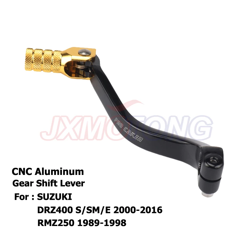 

CNC Aluminum Billet Gear Shifter Shift Lever For SUZUKI DRZ400 S/SM/E 2000-2016 RMZ250 1989-1998 Motocross Enduro Dirt bike