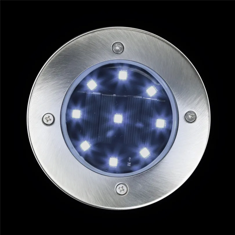 Underground Solar LED Outdoor Power Buried Light Under Ground Lamp Outdoor Path Way Garden Lawn Yard Outdoor Lighting 35NE3009
