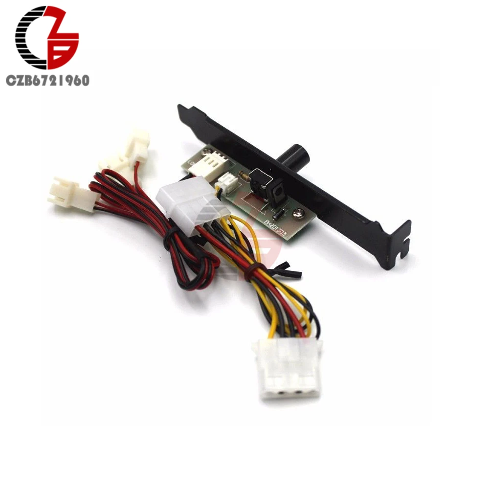 

Cooler Cooling Fan Speed Controller 3 Channels PC for CPU Case HDD DDR VGA MO